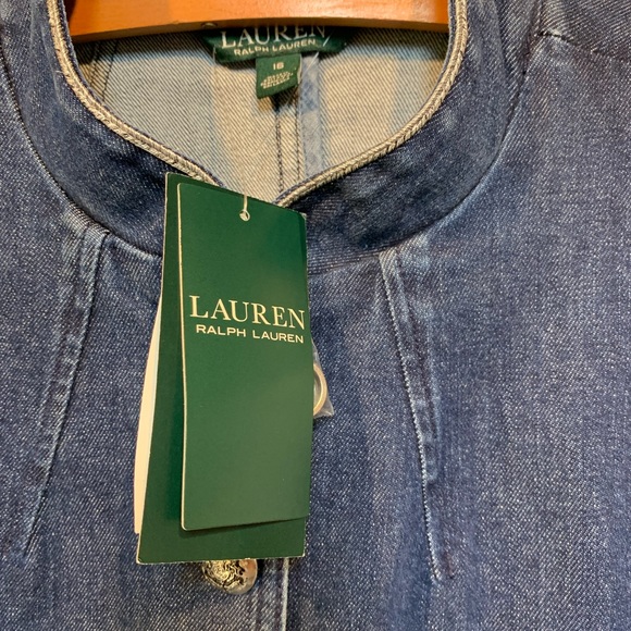 Lauren Ralph Lauren Blue Denim Jacket - Picture 3 of 7